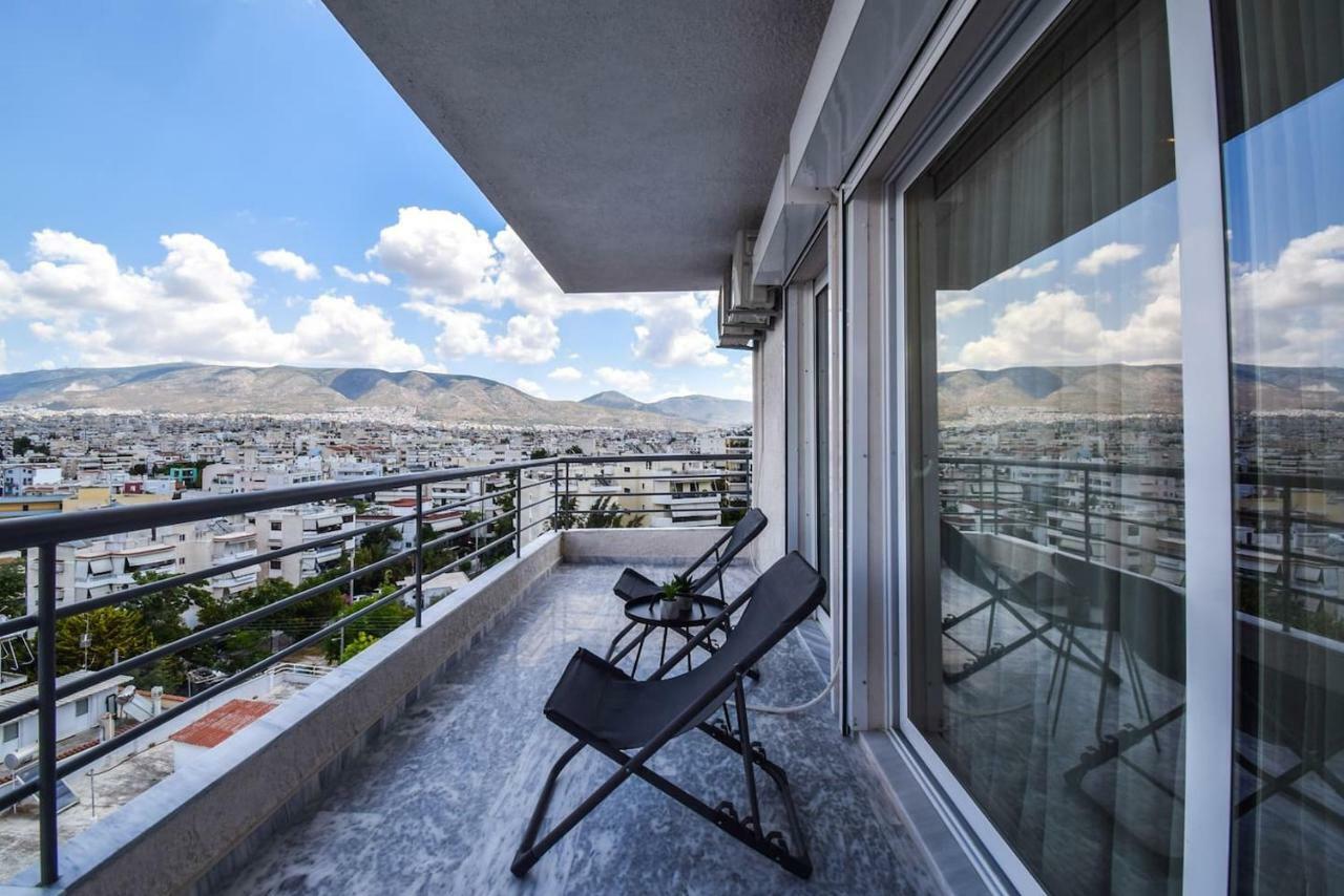 Penthouse 3Bd Apt W/ Sea-View In Athenian Riviera Apartment Luaran gambar